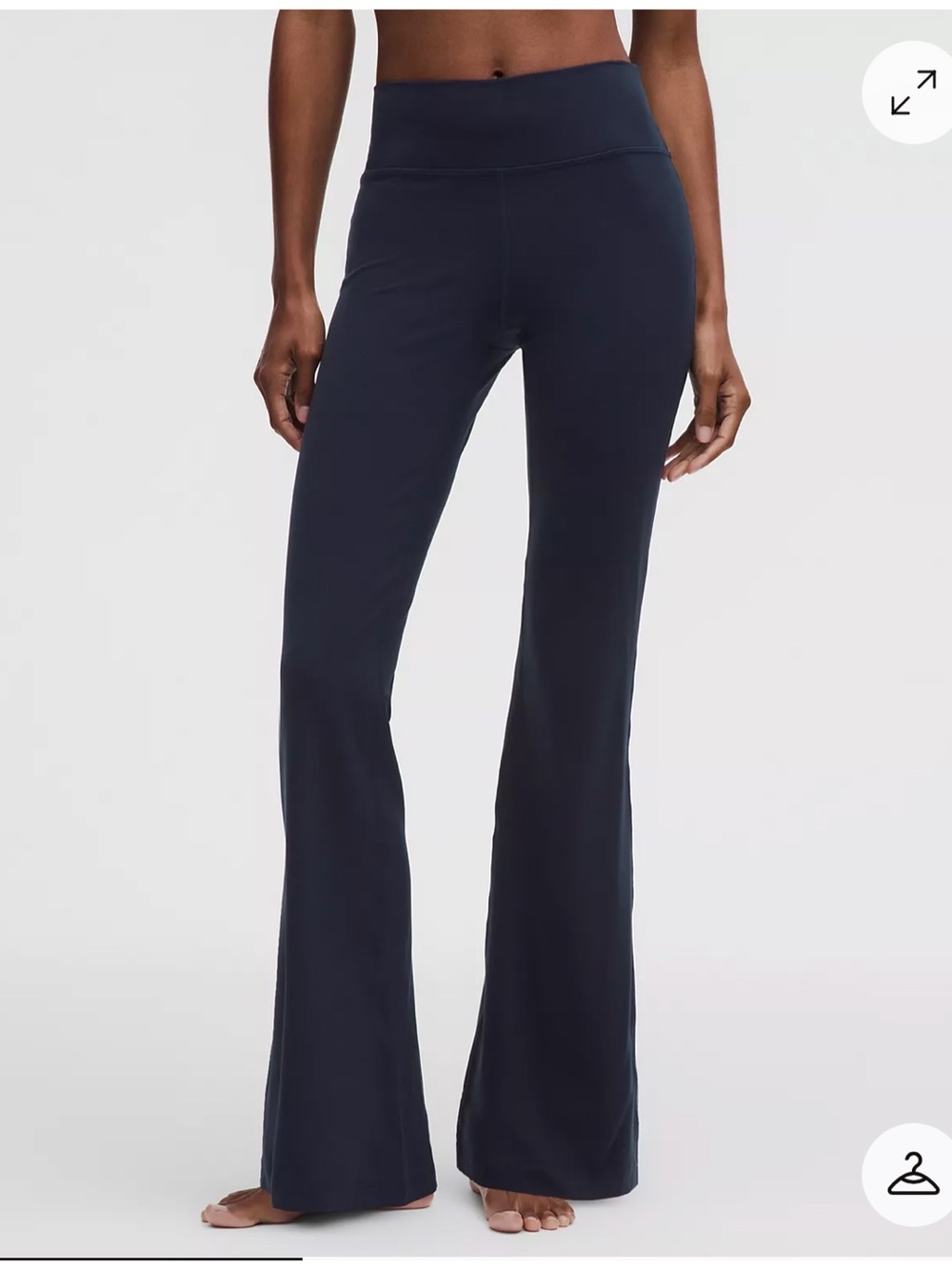LULULEMON High-Waist Mini Flare Pants in Navy